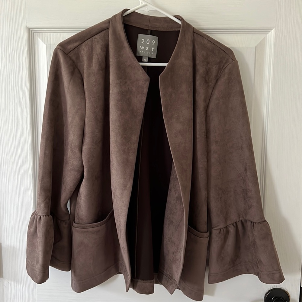 209 Wst New York soft brown fashion jacket